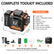3x360° Self-Leveling Green Laser Level with Digital Display 3 Brightness Levels, Flash & Pulse Modes Deliver Clear Green Laser Lines for Indoor and Outdoor Precision Alignment